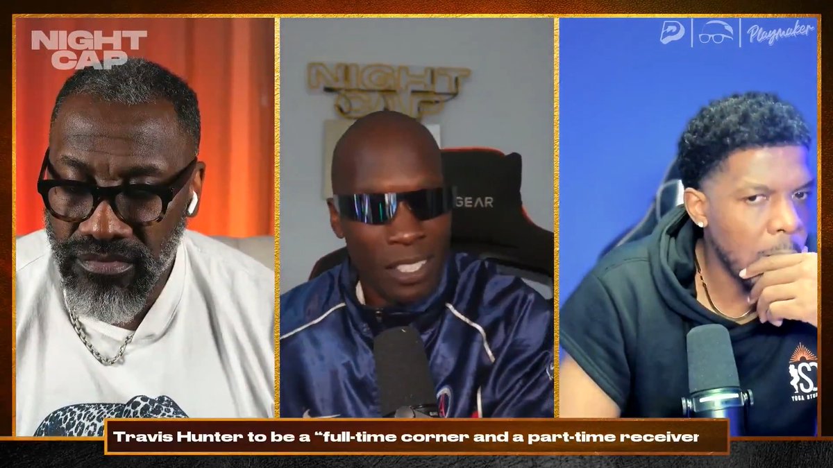 The Jaguars officially make Travis Hunter a "full time corner and part time receiver" ...Unc &amp; Ocho LOVE this move 👀 shannon sharpe | Chad Johnson | isojoe | #Nightcap