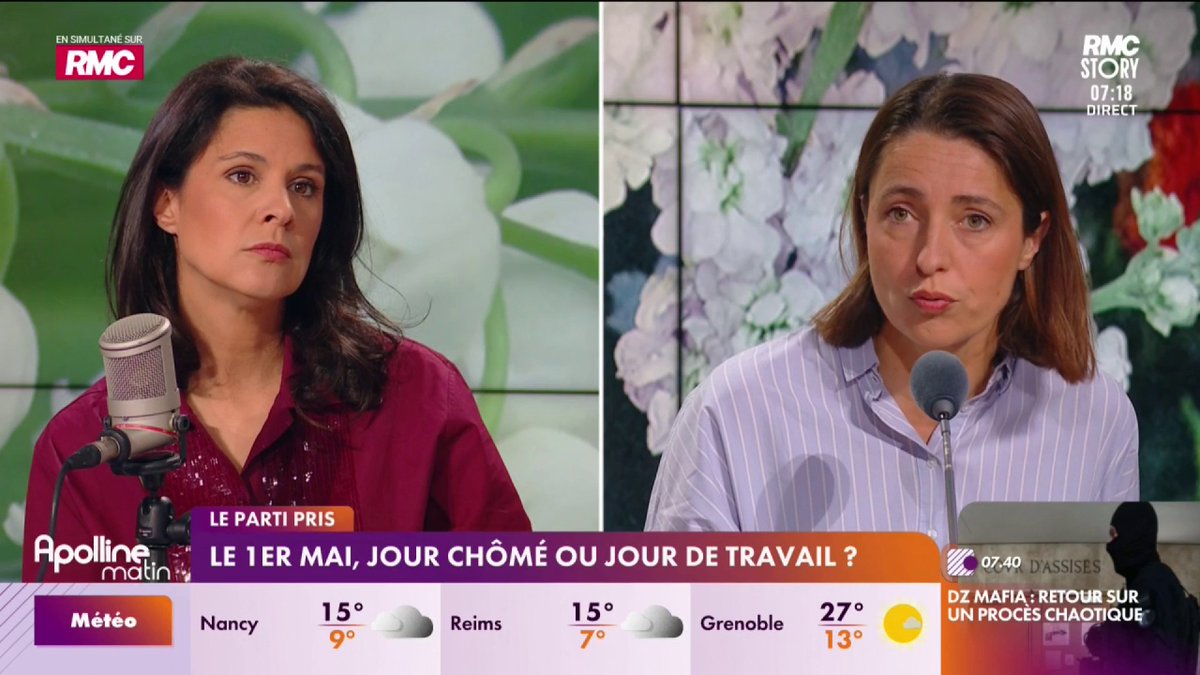 🔴 Faut-il laisser les salariés travailler le 1er-Mai ? 🎙️ “Cette proposition de loi va profiter aux grands groupes". Sophie Binet, secrétaire générale de la CGT, insinue que le ministère de l'Economie ment #ApollineMatin