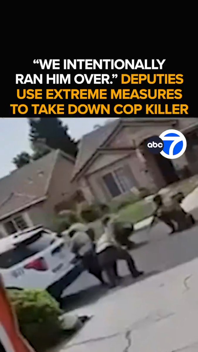 "You shoot at cops, we're going to run you over." An angry Sheriff responds to reporters after a deputy is shot and killed by a gunman before deputies run the suspect over, killing him. The dramatic shootout and deadly aftermath - Tonight at 11 from ABC7.