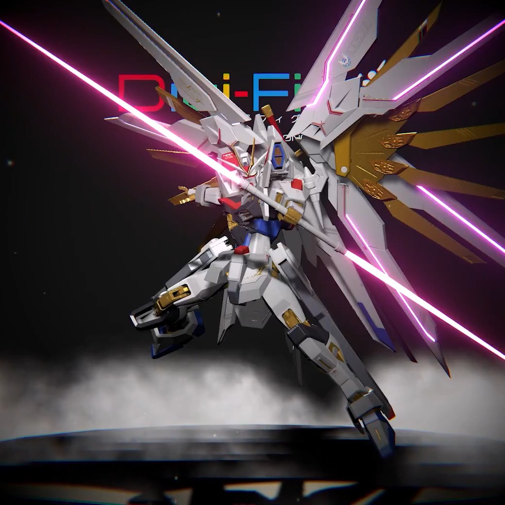 『機動戦士ガンダム #SEEDFREEDOM』より「マイティーストライクフリーダムガンダム 最終決戦 Ver.」がデジタルフィギュアアプリ「Digi-Fig」のショップコーナーに登場！ アプリをDLして、ポージングやジオラマ作りを楽しもう！ ▽詳細は #ガンダム #g_seed #デジフィグ