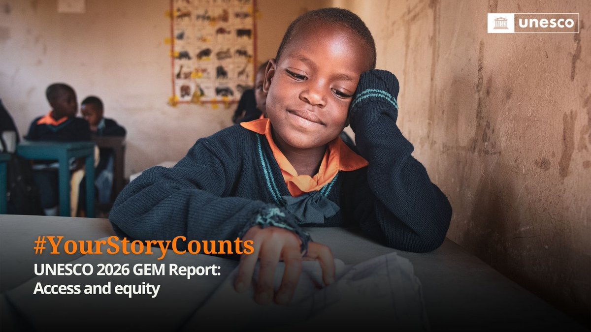 Fewer than 5 years remain to reach 2030. Yet 273 million children and youth are still out of school. Time is running out. But the idea that progress is not possible no longer holds. Across the world, countries are already showing that access can expand at scale, when equity is prioritized and policies are sustained over time. Their stories remind us: progress only counts if it reaches those still left behind. Because every education story matters. #YourStoryCounts. Join Eliud Kipchoge - EGH🇰🇪, 세븐틴(SEVENTEEN) #SEVENTEEN and Claire Danes in sharing yours! 🔗 Explore what works in the 2026 Global Education Monitoring Report UNESCO: #GEMReport
