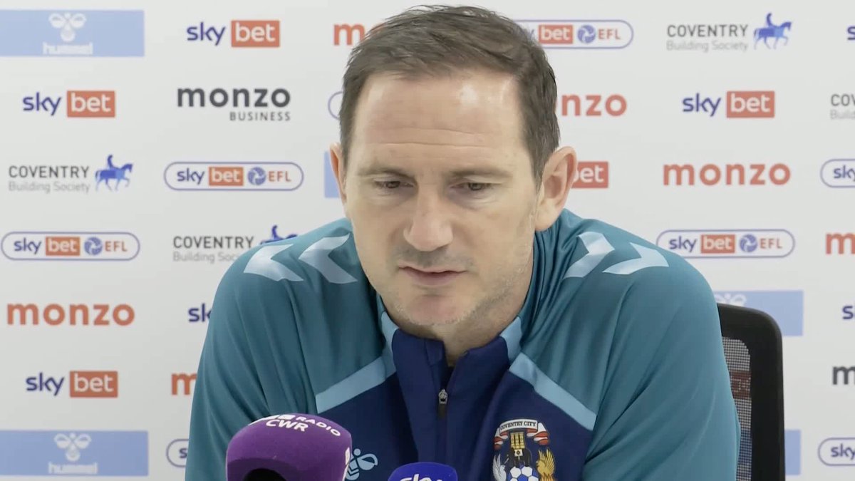 "Nothing is done until it is done" 💪 Frank Lampard warns that Coventry must keep going until the end as Coventry enter the weekend with the prospect of being promoted 💬