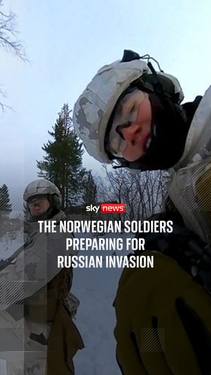 🇳🇴🇷🇺 While the Middle East is on a knife-edge, Norway's practising in case Russia decides to invade: "Manoeuvres in the snow, kill some enemies, maybe throw some grenades. It's gonna be cool." That's one way to look at it.