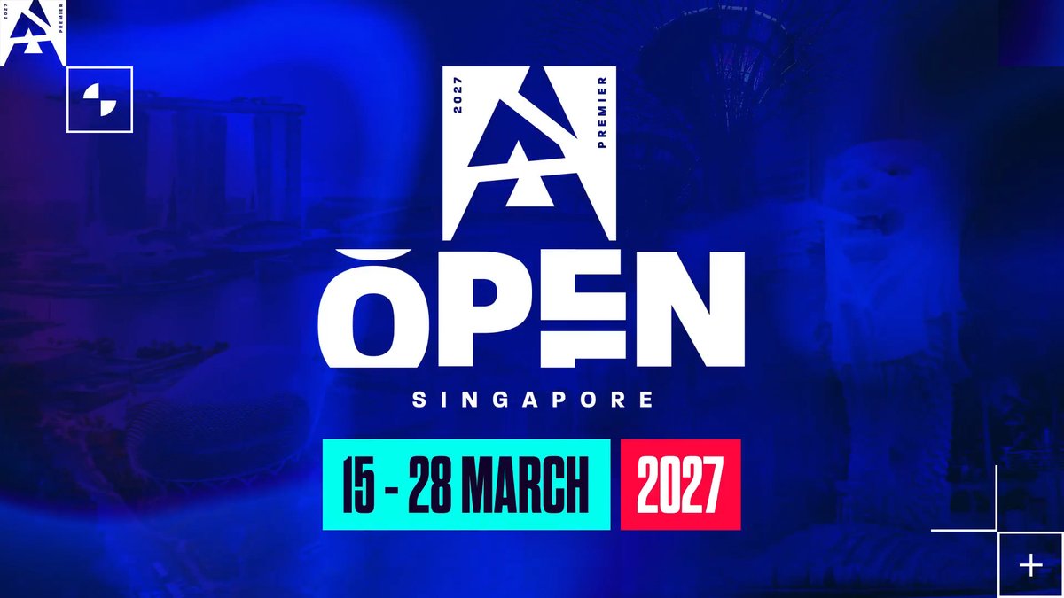 The ultimate Counter-Strike showdown comes to the Lion City 🇸🇬 In 2027, we return to Singapore as 16 of the world’s top Counter-Strike teams will go head-to-head at the BLAST Premier Open! 📅 15–28 March 2027 📍 Singapore 👉 #BLASTPremier