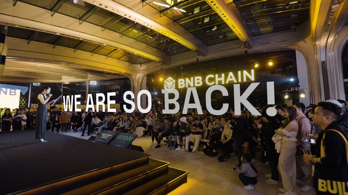 BNB Super Meetup 香港站我們來了💛🖤 活動將於4月19日盛大舉行,誠邀開發者、優質項目創辦人及社群成員齊聚一堂,共同探索BNB生態系統的前沿發展。 特別感謝以下贊助商的鼎力支持: predict.fun、Alibaba Cloud、Ondo Finance、StableStock 🐳、HertzFlow | Testnet is Live💤、U、PancakeSwap、Renaiss Protocol、Brevis 及 APRO 🟩 AI Oracle 4月19日,我們不見不散 👇