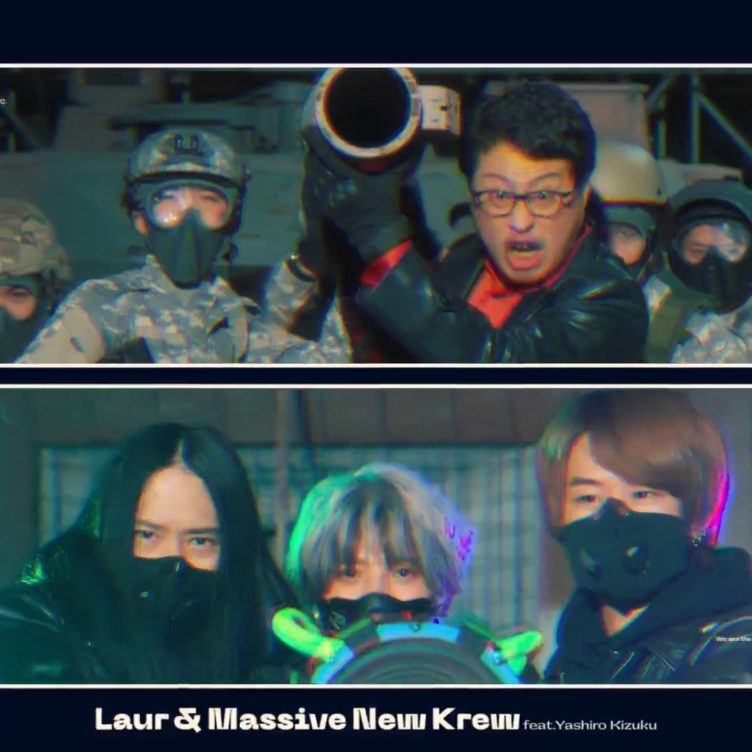 📢ご視聴ありがとうございました！📢 Laur &amp; Massive New Krew "Riot in the System feat. 社築" デジタル配信は4/11よりスタート！ #tanoc