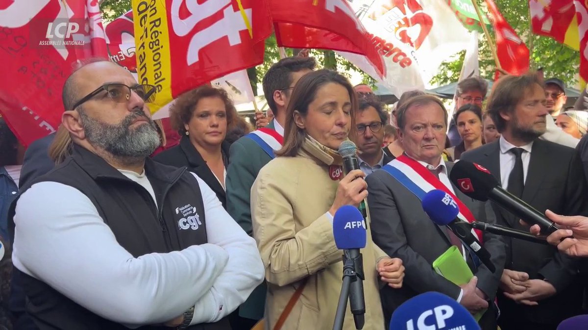 Motion de rejet sur le texte relatif au travail le 1er-mai : "C'est un coup de poignard dans le dos des millions de travailleuses et de travailleurs", tance Sophie Binet. Elle "appelle solennellement" le gouvernement à "empêcher ce passage en force".