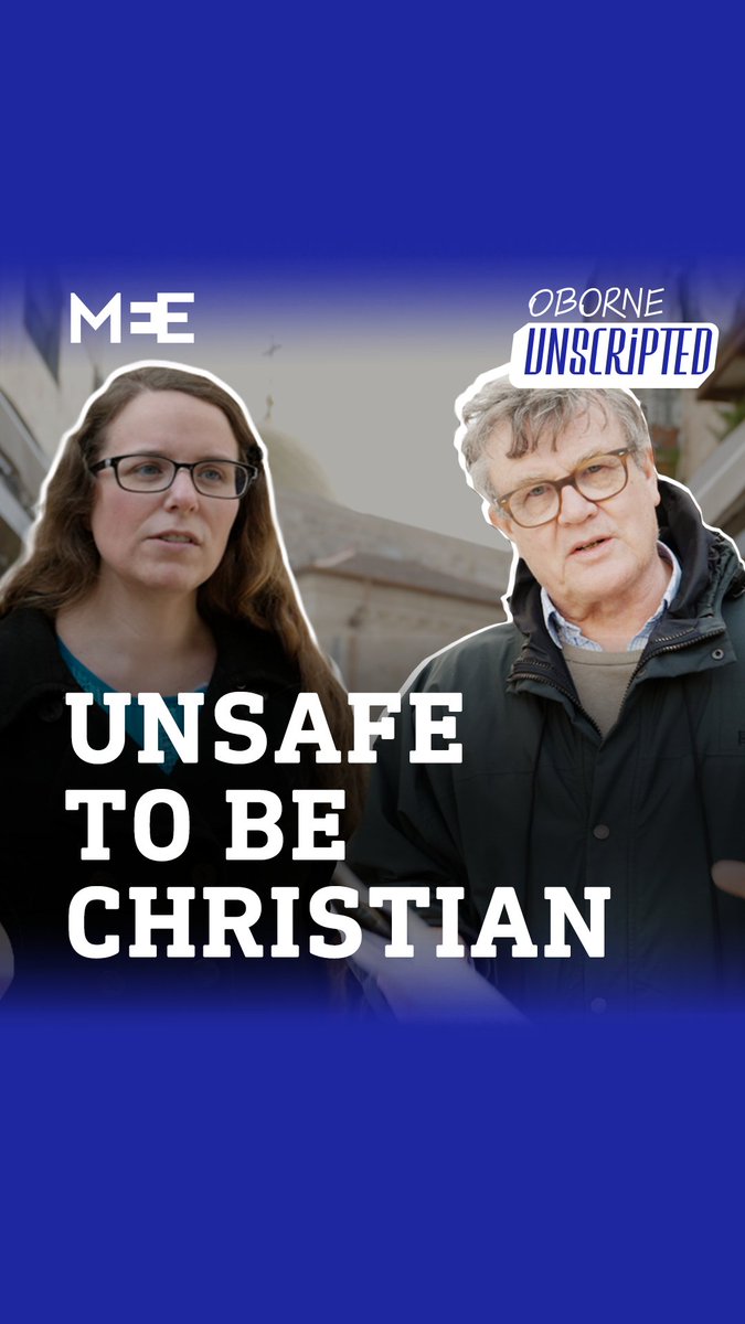“I feel like I have to hide who I am, in order to maintain my safety.” Christie Pavey, a Christian resident of Jerusalem, describes fear, harassment and being prevented from accessing holy sites. Watch the full episode on MEE YouTube channel