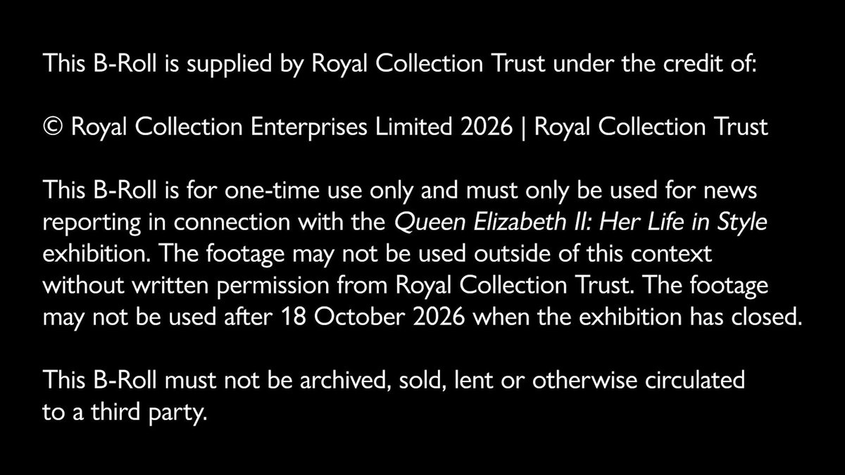 エリザベス2世女王陛下生誕100年を記念した史上最大規模のファッション展「Queen Elizabeth II: Her Life in Style」のBロール映像も公開に🎞️