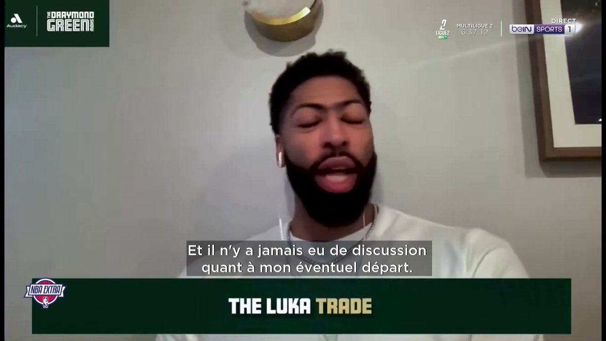 🏀 #NBAextra 🎙️ Anthony Davis est revenu sur son trade aux Mavericks dans le podcast de Draymond Green 🗨️ "J'ai cru à une blague ! Je n'arrivait pas à comprendre ce trade..." 🗨️ "Après tout le temps que j'ai passé aux Lakers je ne méritais pas ça"