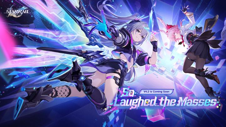 "🎁Event With Rewards" Version 4.2 Trailer: "So Laughed the Masses" | Honkai: Star Rail Near the spire's peak, approaching the Phantasmoon, the Fool weaves the hearts of men into a marionette theater within her palms. In this moment, people are bestowed the freedom of Elation. In this moment, people are shackled by the chains of happiness... ※ This video contains content in development. Please refer to the official launch version for final content. English Voice: Yao Guang — Ari Thrash Dollie — Melissa Hutchison Silver Wolf — Melissa Fahn Himeko — Cia Court Evanescia — Nathalie Ferare Fulwish — Jacki Jing Sunday — Griffin Puatu Female Trailblazer — Chloe Eves Follow this account and share this post to participate in the event 20 lucky winners will be randomly selected to receive gift cards worth approximately 25 USD. Deadline: 2026/4/17 23:59 (UTC+8) Download the Game ▼ View Detailed Event Rules: #HonkaiStarRail #StarRail