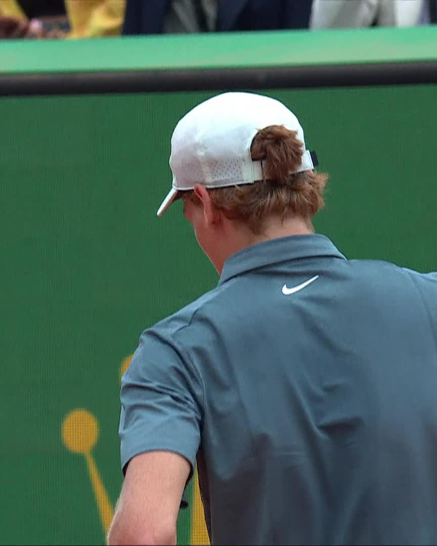 Skyhook Sinner ✨ Jannik Sinner #RolexMonteCarloMasters