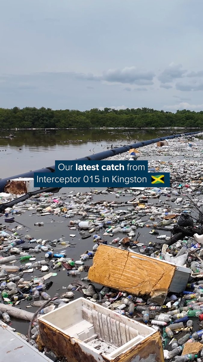 Our work continues in Jamaica, where our nine Interceptors located in Kingston stop trash from flowing into the Caribbean Sea.
