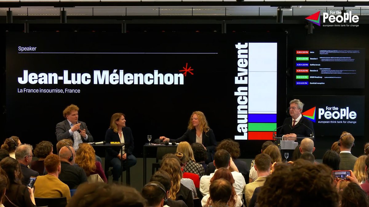 🔴 Nous construisons une alternative par le combat intellectuel Retrouvez mon discours à l'occasion du lancement de la fondation européenne For The People Foundation.