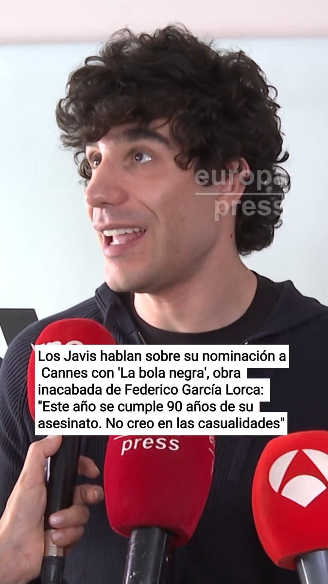 Los Javis hablan sobre su nominación a Cannes con 'La bola negra', obra inacabada de Federico García Lorca: "Este año se cumple 90 años de su asesinato. No creo en las casualidades"