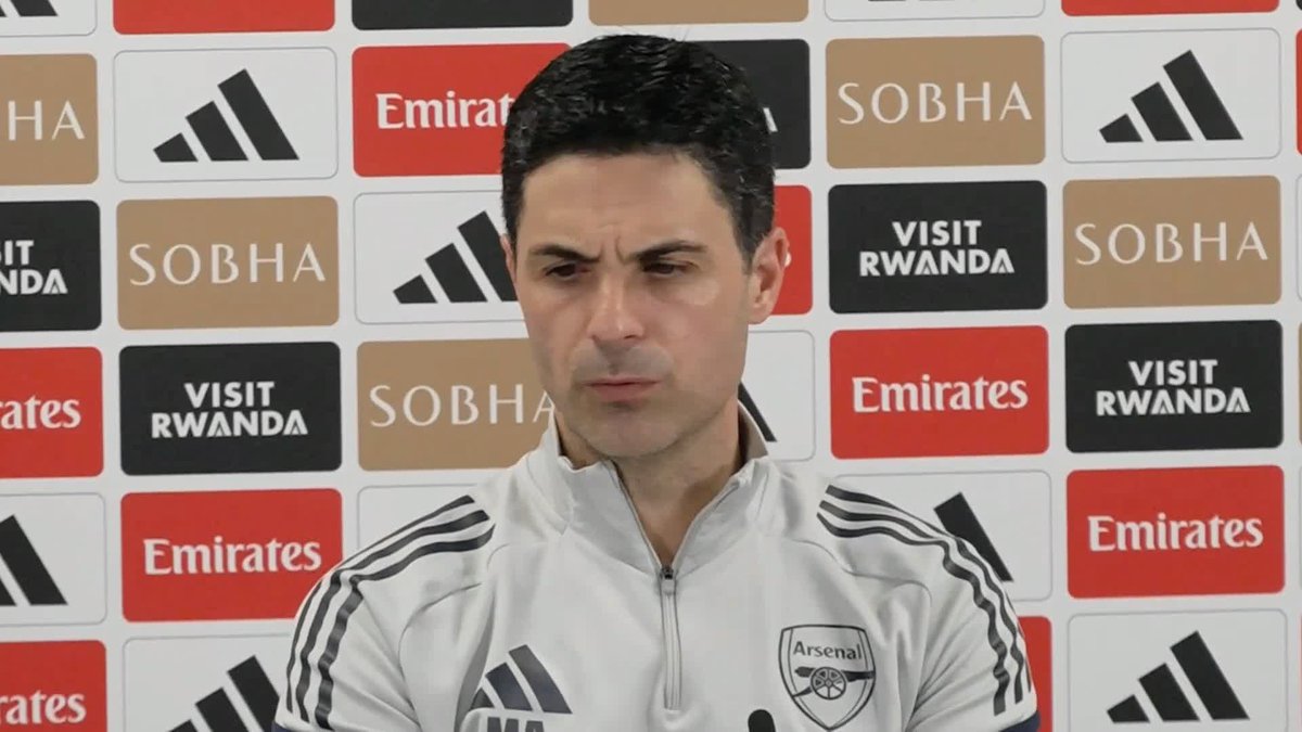 ''I'm fully committed here and really happy'' Mikel Arteta on his long-term future at Arsenal after reports he'd held initial discussions with the club over his current deal 🔴