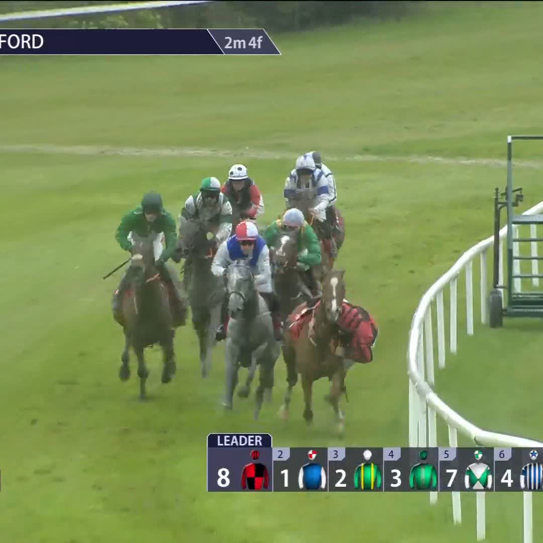 How has Jack Kennedy stayed aboard here! Remarkable effort to finish third at Wexford