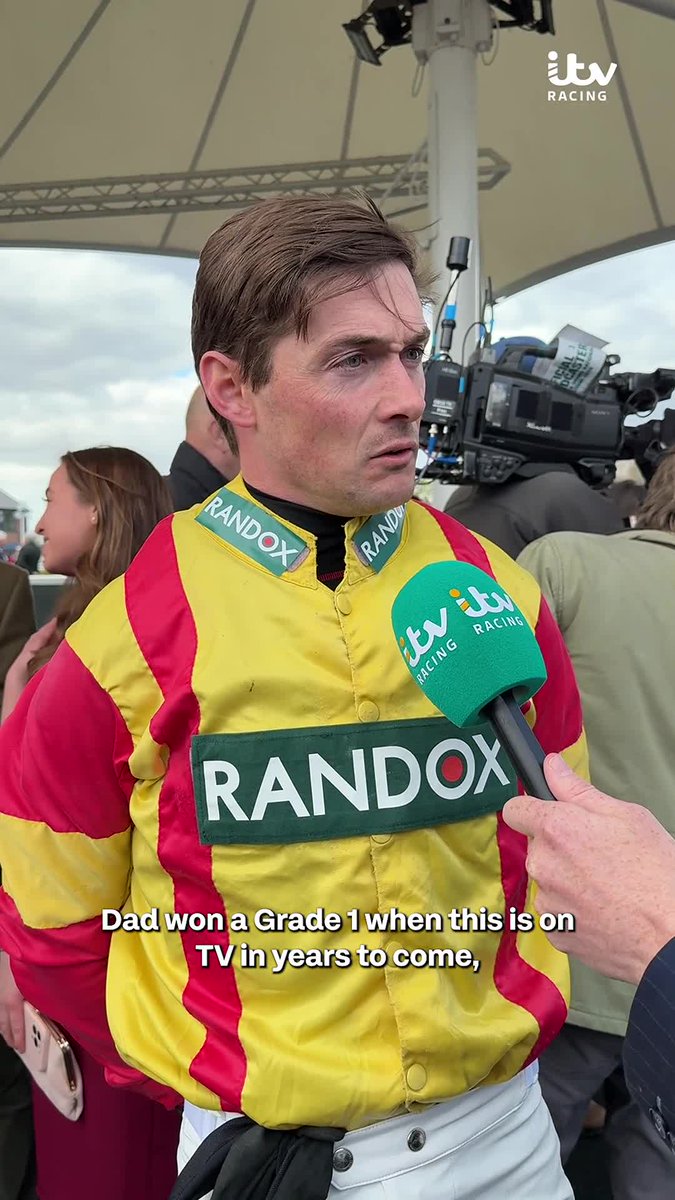 "I've got a little girl now, and when she grows up I'll be able to tell her that Dad won a Grade 1" ❤️ Jack Quinlan reacts to his win on Storming George with Alan Johns 🗣️
