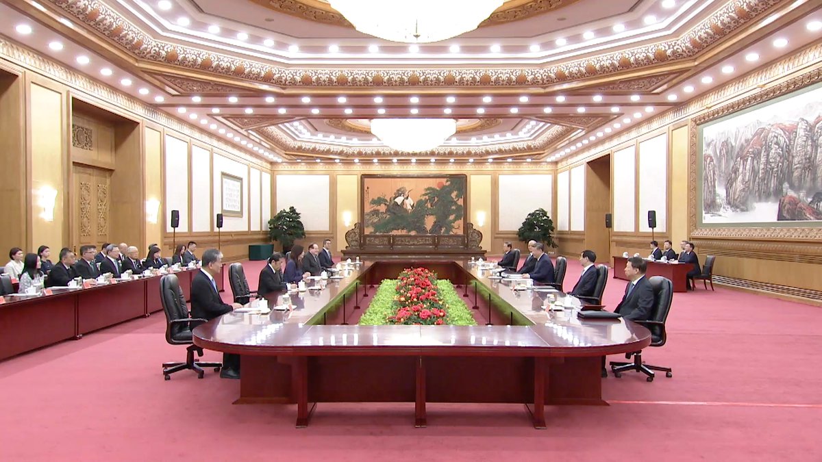 #XiJinping: Both sides of the Taiwan Strait belong to one China