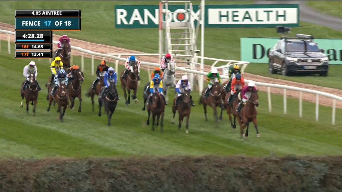 Stranger things have happened! 🧙‍♂️ Will The Wise holds on in the Randox Topham Handicap Chase! 🥇 A first winner at Aintree for Conor Stone-Walsh 👏 #ITVRacing | conor stone walsh | GavinCromwell Racing