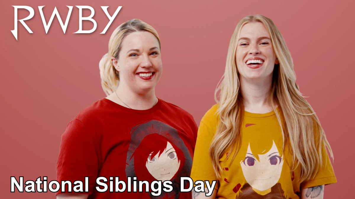 Happy #NationalSiblingsDay from the voice actors behind your favorite sisters! 🤗 Lindsay Jones