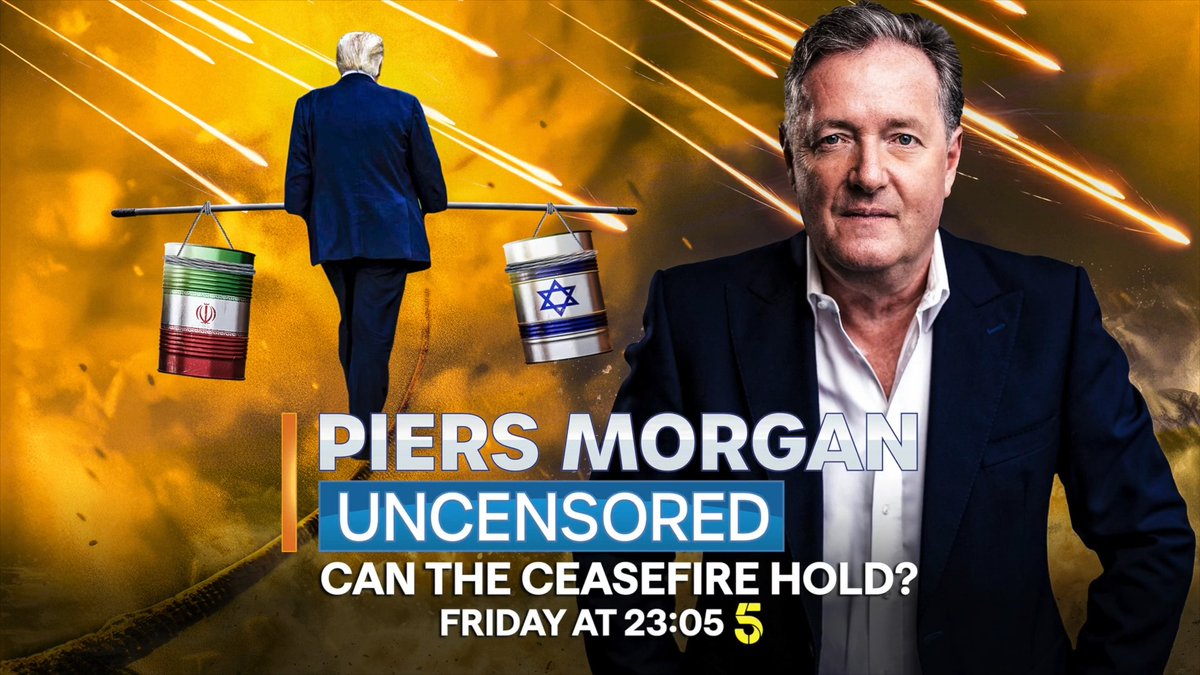 With Trump, Iran and Israel all claiming victory over each other, the question remains... Can the ceasefire hold? Tune in to watch Uncensored on Channel 5 tonight at 11.05pm 👇 📺 Piers Morgan | Channel 5