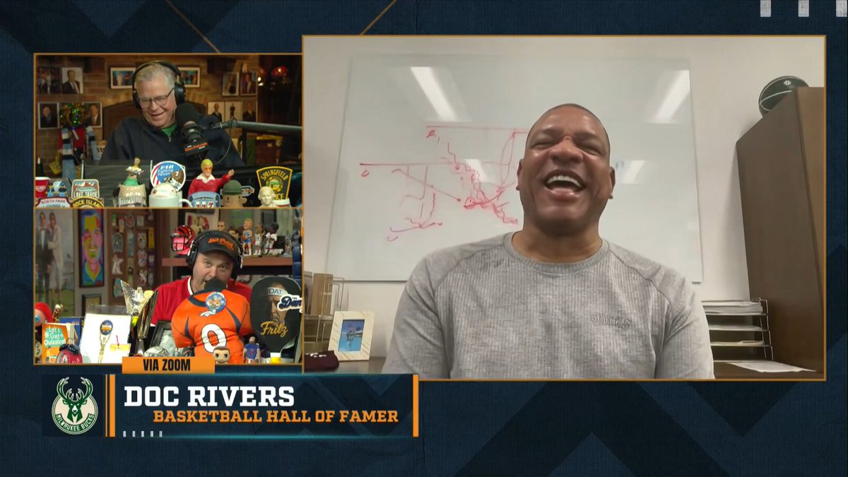 .Todd Fritz gives his Doc Rivers impression to Doc Rivers 🤣