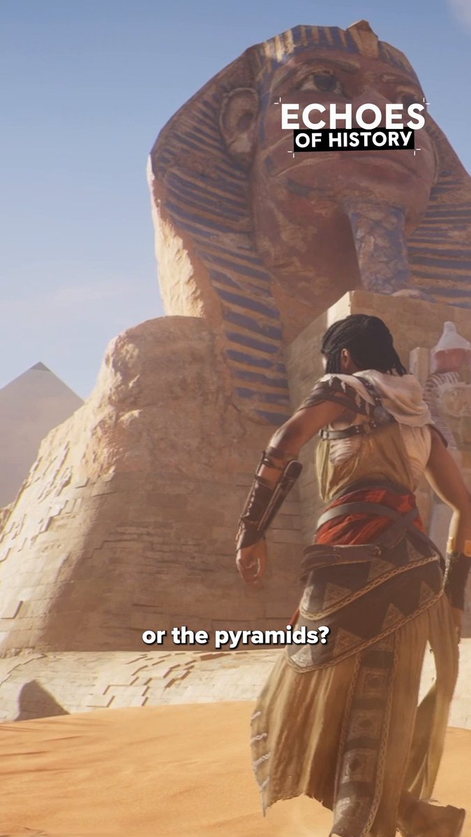 When your host is an Egyptologist, you don't need to aura farm anymore ☀️ Wanna learn more about Assassin's Creed Origins' depiction of ancient Giza landmarks? Follow Gemma Renshaw on a Guided Tour of Ancient Egypt: