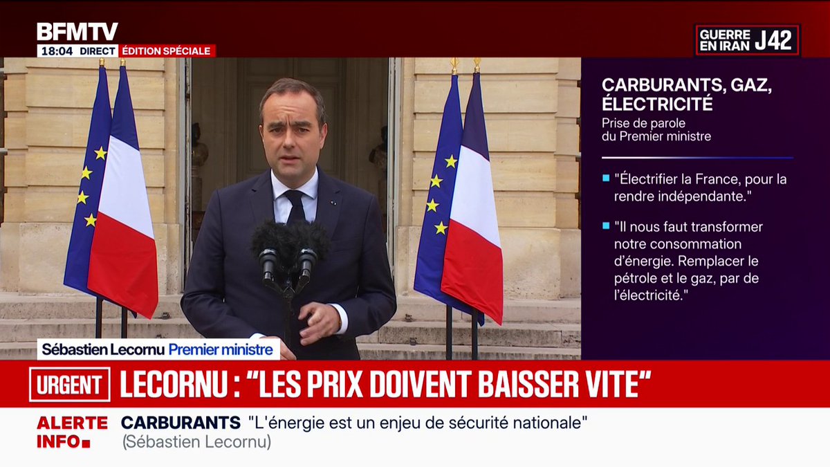 Sébastien Lecornu annonce "qu'il ne sera plus possible d'installer des chaudières au gaz dans des constructions neuves" à la fin de l'année 2026