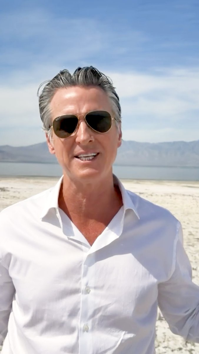 I just established the Salton Sea Conservancy to contain and eliminate the harmful air contaminants being released by the shrinking Imperial Valley lake. We're going to fight this head-on, accelerate restoration work, and protect communities who've suffered for far too long.