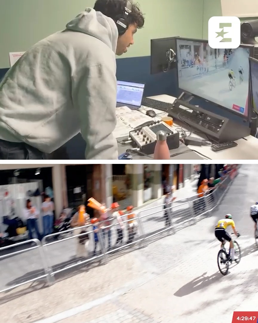 Le sprint final de Paul Seixas en direct de la cabine de notre commentateur !