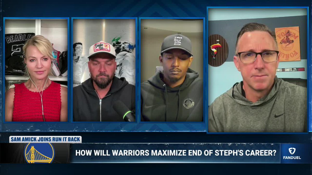 .Sam Amick on LeBron's future: "Cleveland and Golden State, you're not just talking about a pay cut... maybe a minimum contract. ... Question becomes do the Lakers want him back... what does Luka think? This is his franchise now." Michelle Beadle | DeMarcus Cousins | Lou Williams