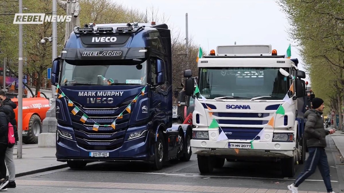 🇮🇪 Ezra Levant 🍁🚛 reports from on the ground in Dublin, Ireland and speaks to one of the main organizers, James Geoghegan, of the nation-wide fuel protest.