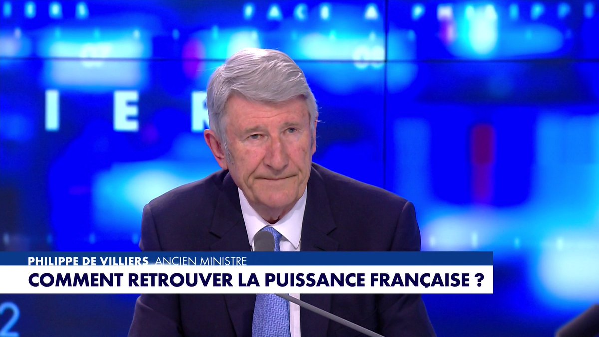 «La destinée de la France est soit de mourir, soit de retrouver sa puissance, et donc, son indépendance», selon Philippe De Villiers, dans #FaceaPhilippeDeVilliers Toute l'info est à retrouver sur