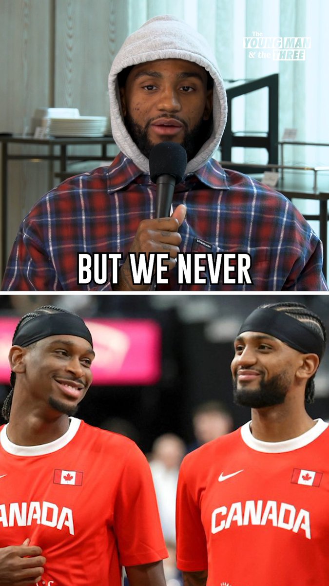“It was always intense in the moment, but we never took it outside of that. We grew up like twin brothers” -- Nickeil Alexander-Walker talks about growing up with Shai in Canada