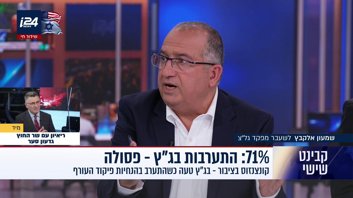 שמעון אלקבץ: "שופטים שיושבים ומתערבים במספר הקלוריות של מחבלים, שמתערבים ואומרים שצריך לפטר שר בלי שהוגש נגדו כתב אישום - אולי מחר בבוקר ינהלו גם את הקרבות בלבנון. הסיפור של בג"ץ חייב להשתנות במערכת הבחירות הקרובה" | שמעון אלקבץ ⁧#קבינט_שישי⁩ עם ⁦Danielle Roth Avneri דניאל רוט אבנרי