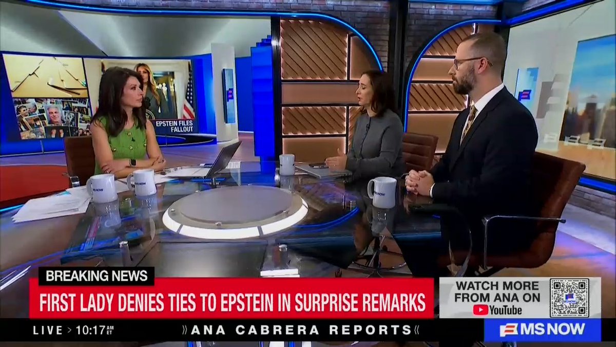 Reporter: Melania definitely is in the Epstein files. She seems to be confirming that there is an authentic email communication from her to Ghislaine Maxwell, signing it, 'Love, Melania.' These are two people who had a friendly social relationship with one another.