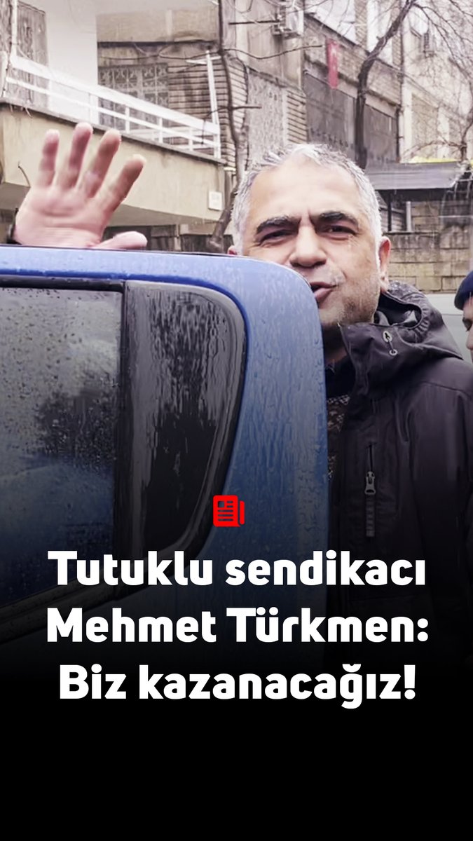Tutuklu sendikacı Mehmet Türkmen'den mesaj var: "Enseyi karartmak yok, biz kazanacağız!" (Türkmen'in seslendirmesi yapay zeka kullanılarak hazırlanmıştır)