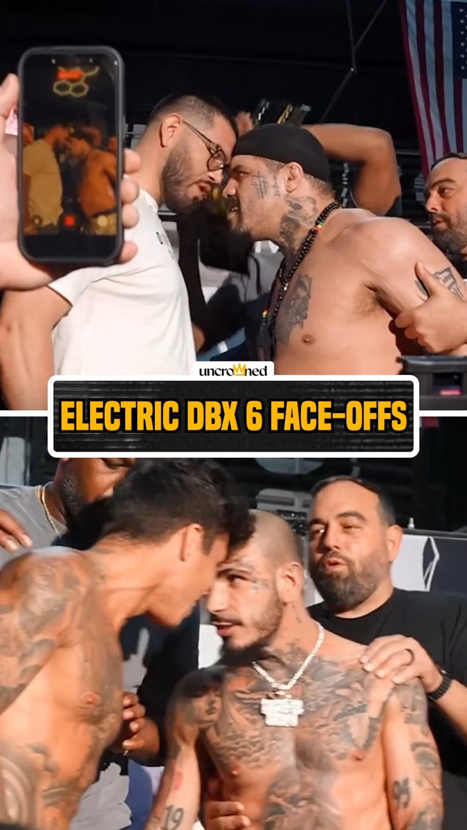 Jon Jones had his hands full keeping these guys apart during #DBX6 weigh-ins 😳 There's no holding them back on Friday night 👊 (via @Dirtyboxing_)