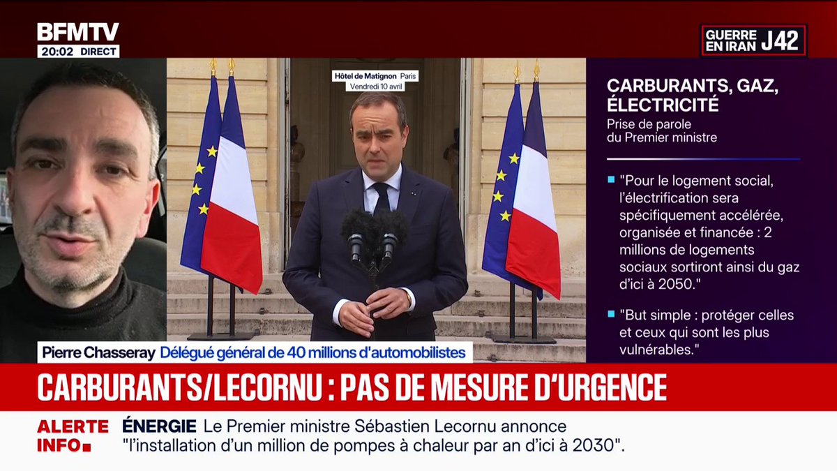 🇫🇷 Pierre Chasseray, porte parole de 40 millions d'automobilistes sur les annonces du premier ministre Lecornu : "C'est un bras d'honneur qu'on fait à tous les Français".