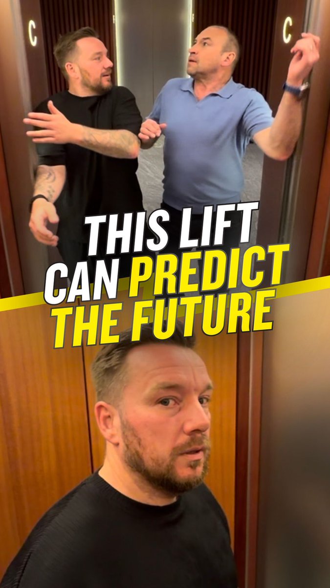 Well if the lift says it, must be true 😤 Watch or listen to The Sports Bar live every weekday from 10pm on talkSPORT 🗣️ 🔈