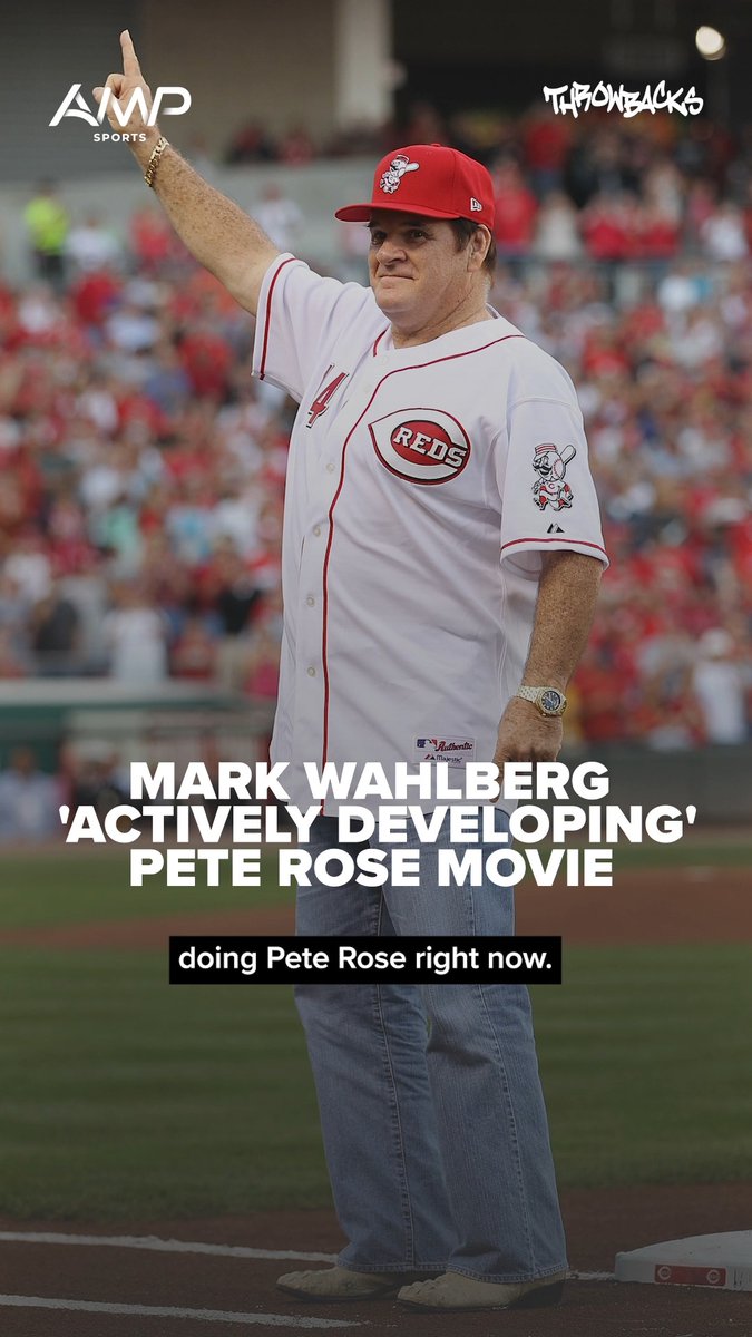 Cincinnati Cincinnati Reds legend Pete Rose will be the subject of a new movie in development by star actor &amp; producer Mark Wahlberg. Throwbacks: