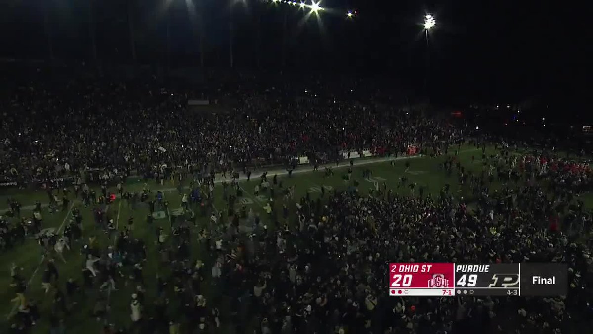 A storm was brewing ⛈️ Purdue Football's spring game has us thinking about this one... 49-20 over No. 2 😳
