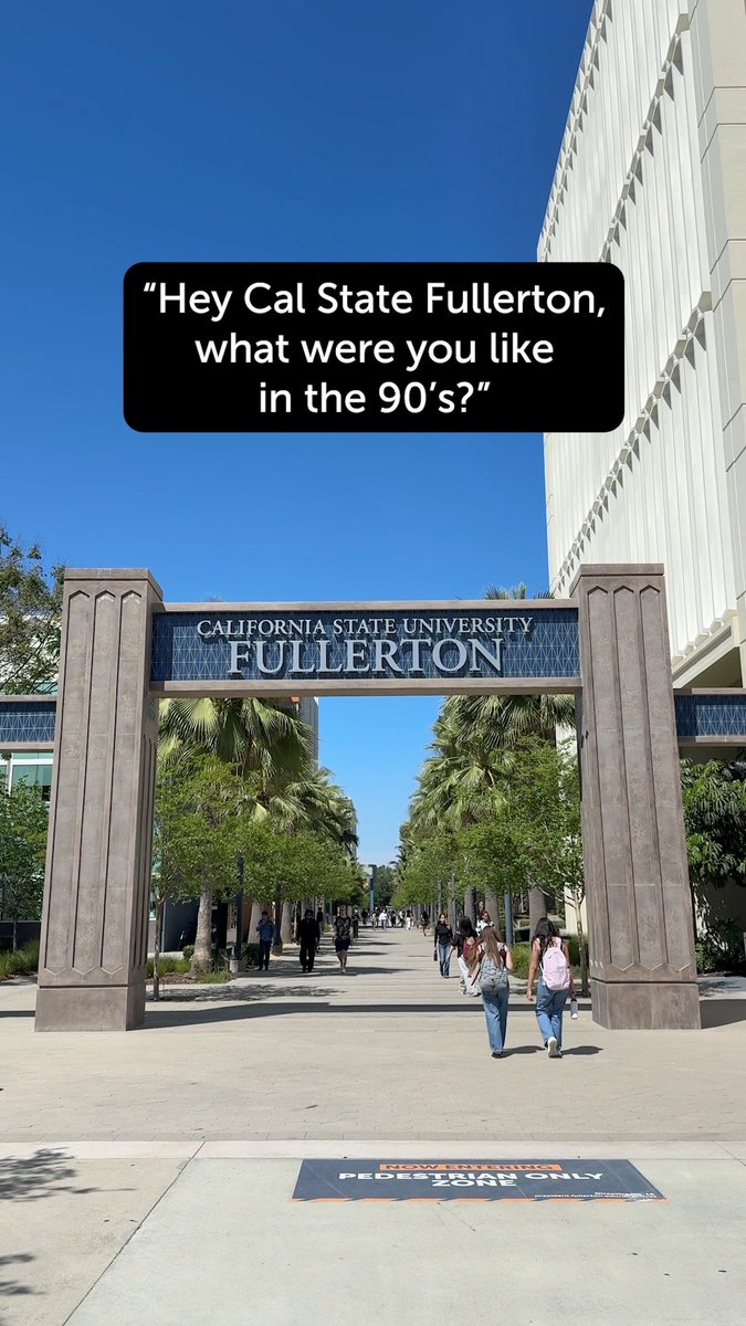 What was Cal State Fullerton like in the 90's? ✨ICONIC✨