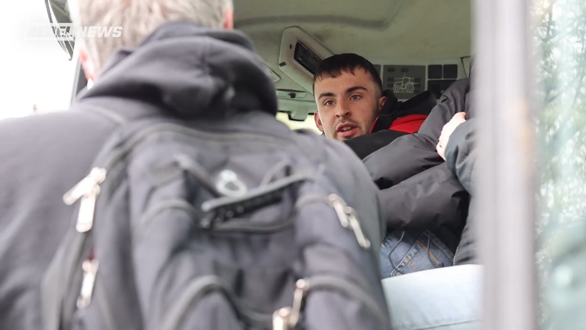 🇮🇪 Supporters in Dublin have set up a GoFundMe to gather funds for food, hotel rooms and any potential fines given to Irish fuel protesters. "There's been no issue" with police so far, one protester tells Ezra Levant 🍁🚛.