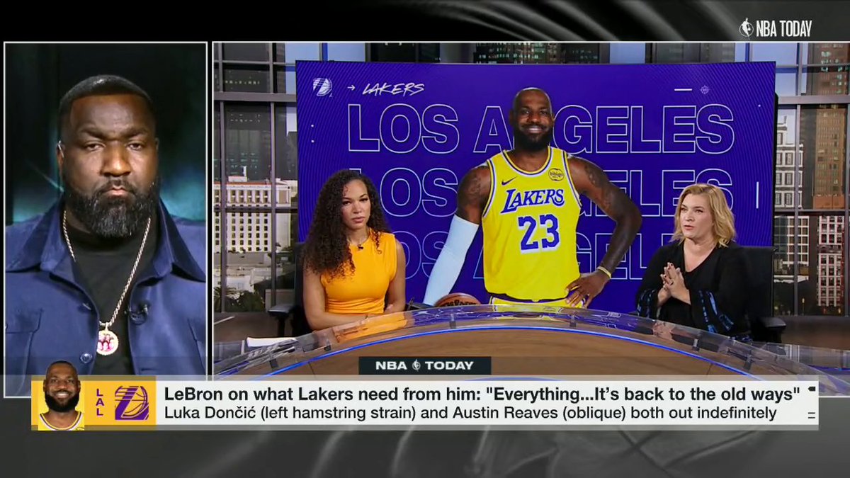 "LeBron's been trying to write that Hollywood ending ... this is on a platter for him." The NBA Today crew questions whether LeBron can carry the Lakers heading into the postseason 👑