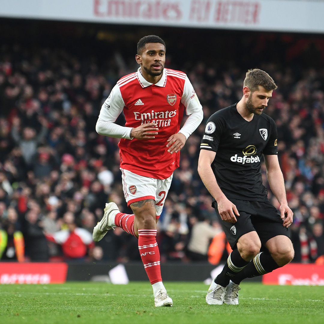 Lifting the roof off Emirates Stadium 👊 Reiss Nelson's incredible late Bournemouth winner back in 2023 🤯