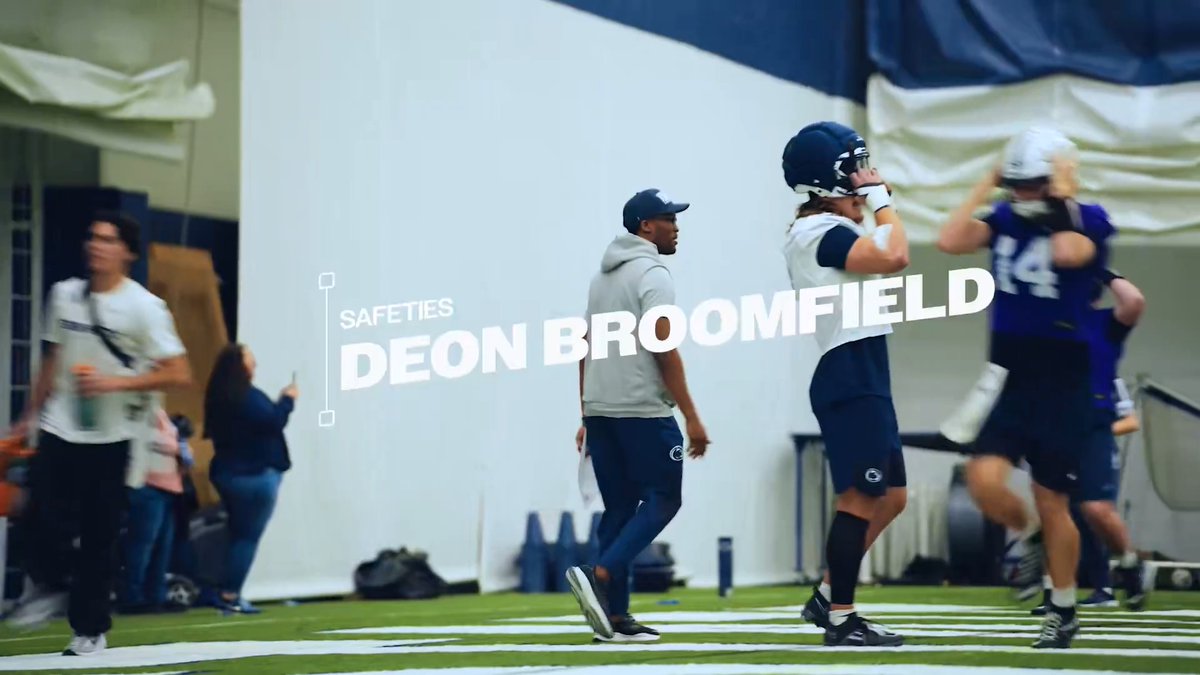 Get to know safeties coach Deon Broomfield #WeAre