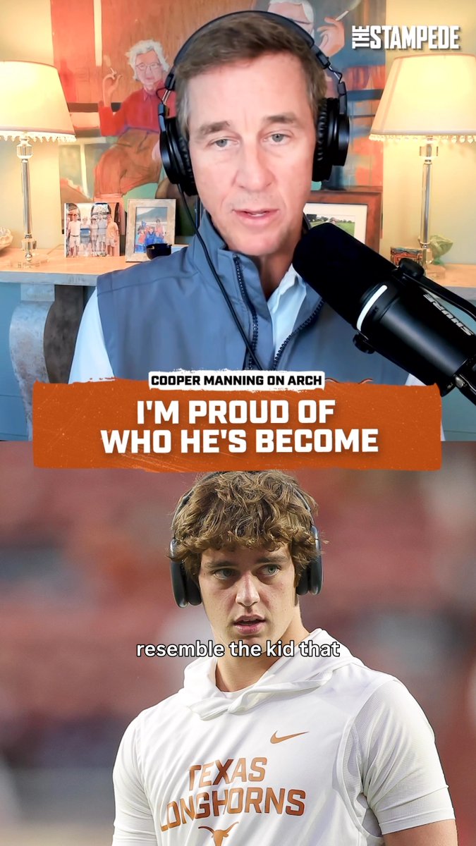 "He doesn't even resemble the kid that went off to school." Cooper Manning joins Mack Brown, Mr. Young & Bob Ballou to discuss Arch's growth, handling adversity, how he likes to watch games & much more! Find the full interview on Monday, 4/13, wherever you get your podcasts.