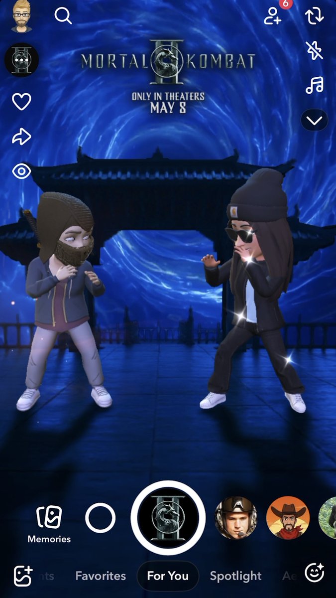 Choose your opponent. Choose your fighter. Conquer the realm. Enter the Mortal Kombat tournament on Snapchat today! #MortalKombatMovie